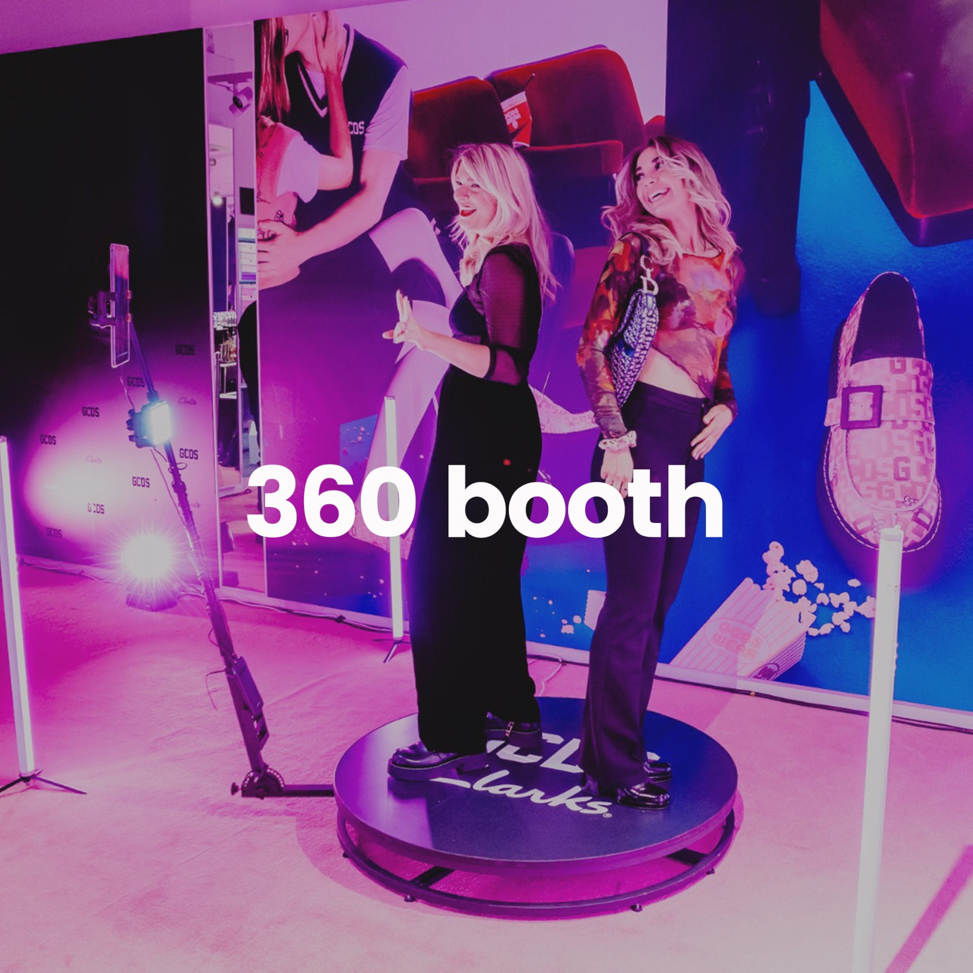 360 video booth experience